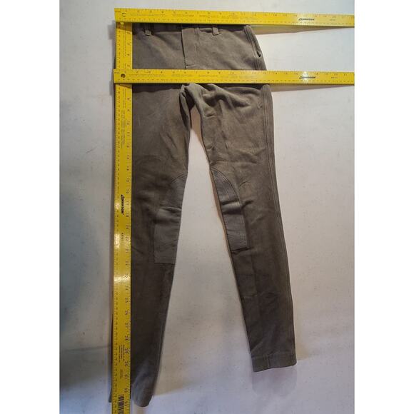 Devon Aire X-Wear Brown Knee Patch Pull On Breeches Pants XS 2647 - Picture 5 of 11